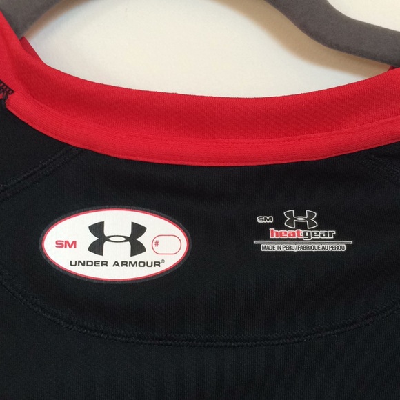 Maryland TERPS Team Issued Under Armour Heat Gear Shirt Size Adult Small Unisex - Picture 7 of 9